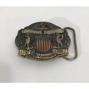 USA Constitution Commemorative Belt Buckle
